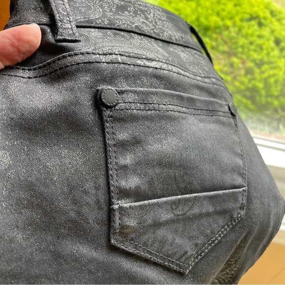 Rudsak black paisley print jeans size 29 - Picture 6 of 15